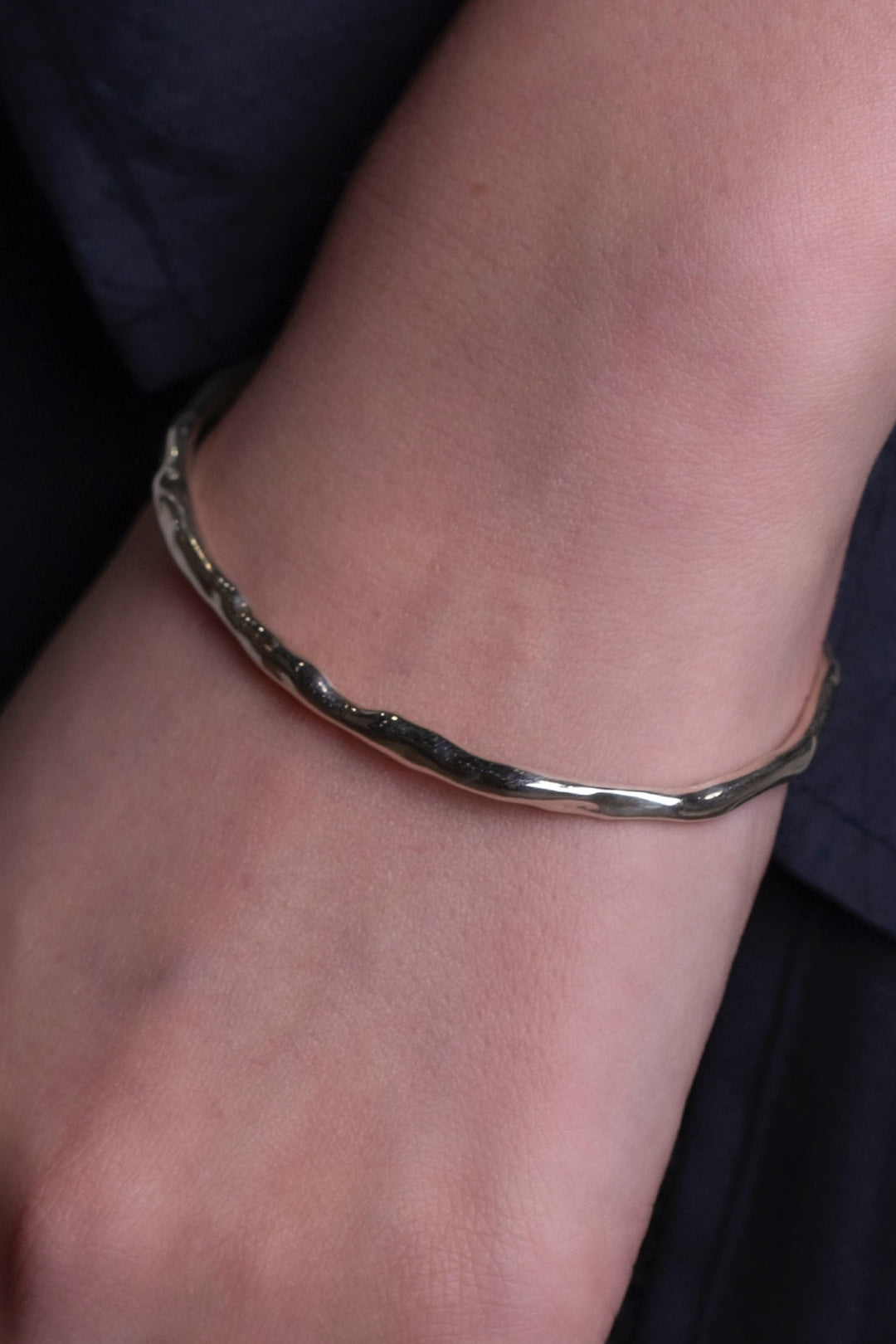 moon bangle silver BHB5