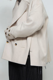 Pinsonic Separable 3WAY Chester Coat IVORY