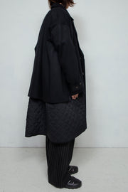 Pinsonic Separable 3WAY Chester Coat BLACK