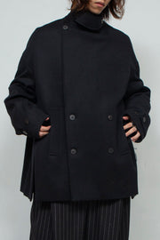 Pinsonic Separable 3WAY Chester Coat BLACK