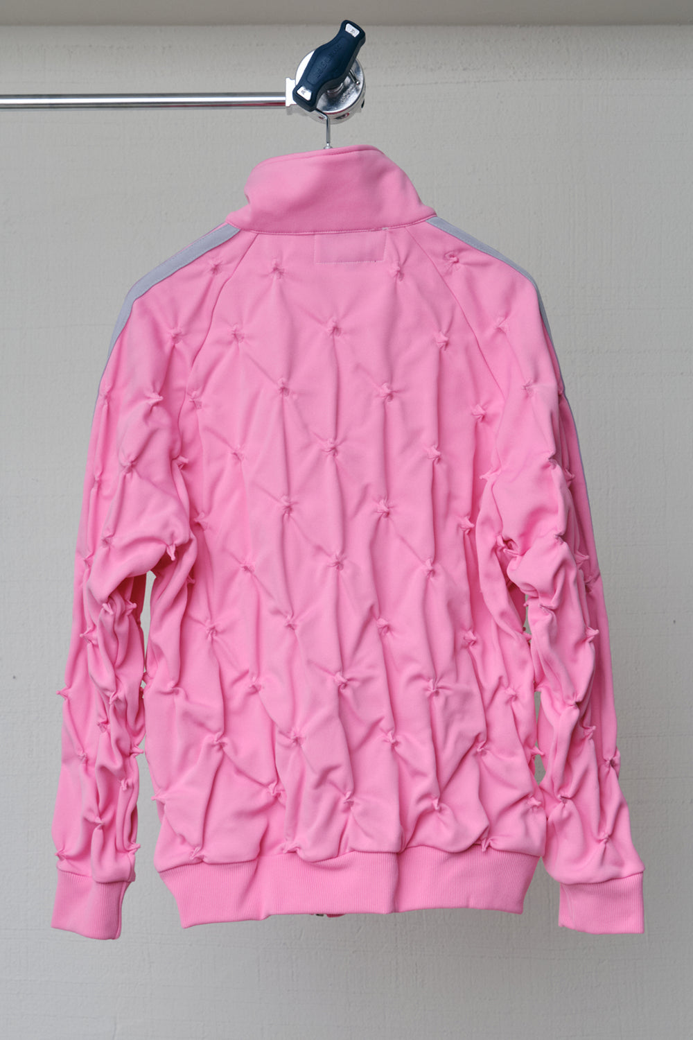 SHIBORI DISTORTION TRACK JKT W/CHARMS PINK
