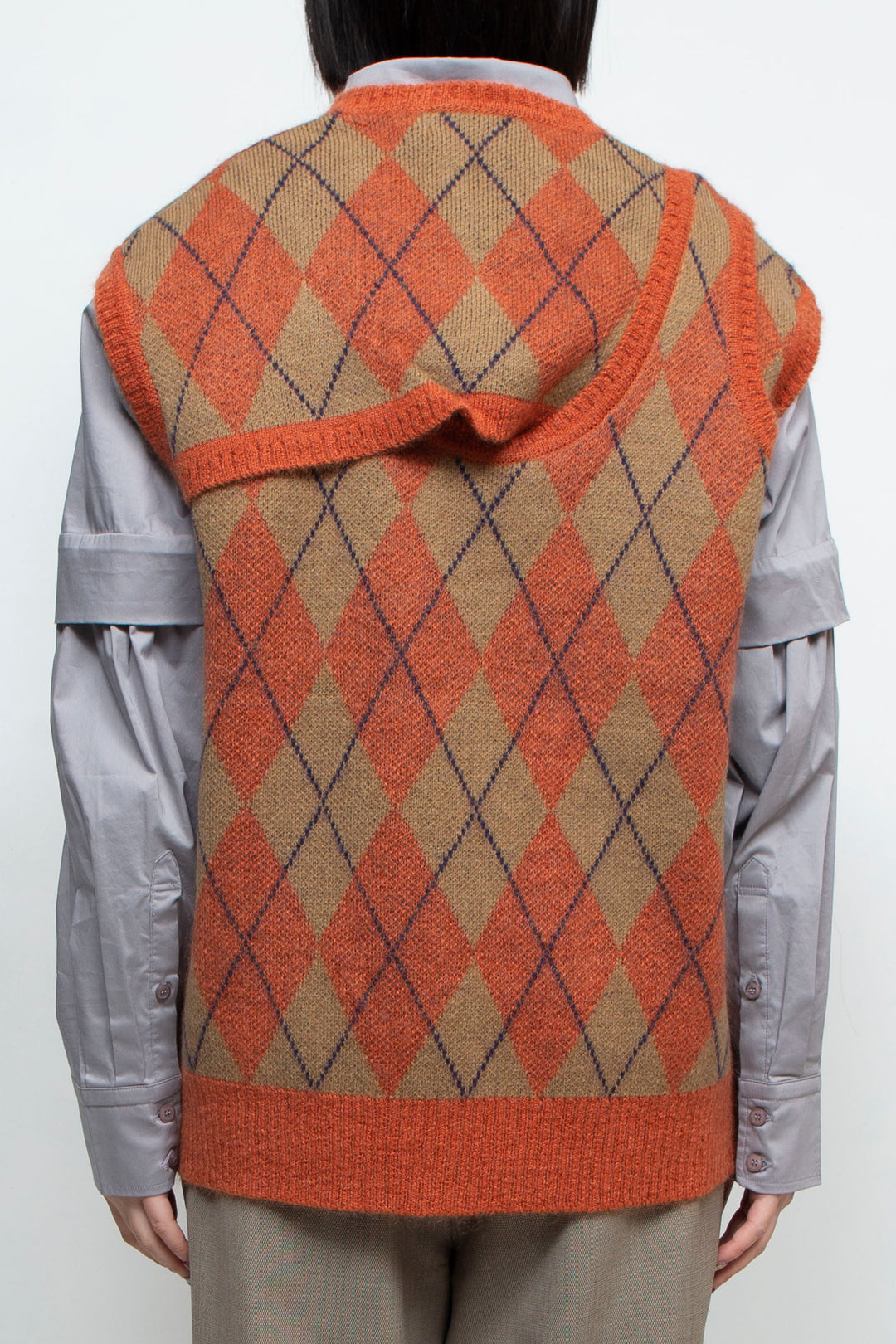 YONLOKSAN O-KNIT VEST 2.1 orange