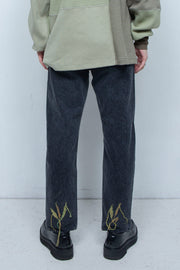 "JUDE" WITH WHEAT Stndard by 80s Reproduced Denim BLACK