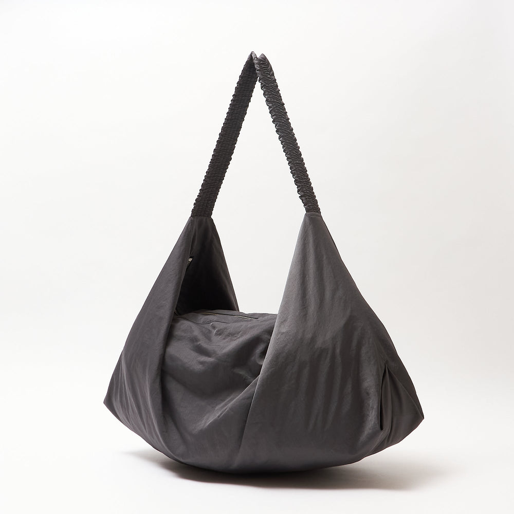 NYLON BALOON BAG GRAY