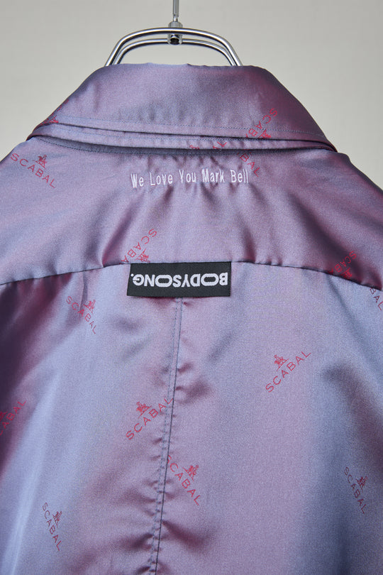SCABAL REBEL SPLATTER SHIRT PURPLE