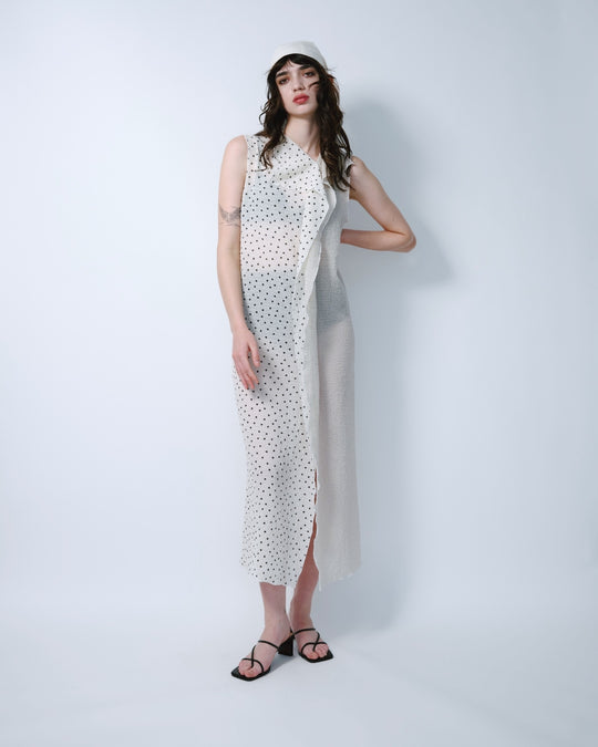 Technical Pleats Scarf Black