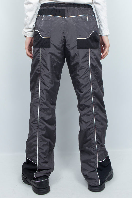 Nylon Line Pants Gray