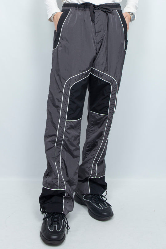 Nylon Line Pants Gray