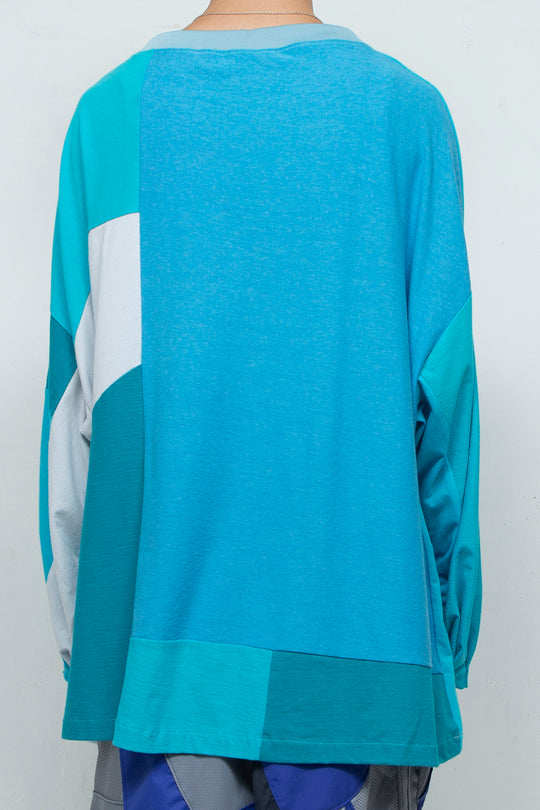 Re: LS Wavy Pullover / Turquoise