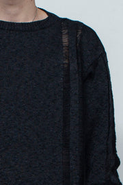 Crew neck sweater BLACK