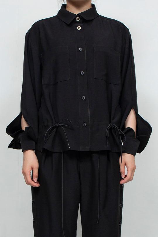 SHIRT C0985 BLACK