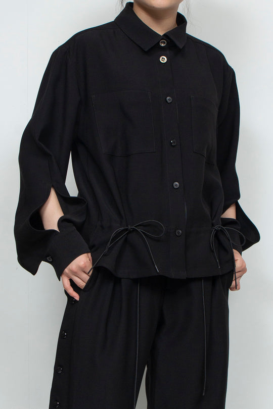 SHIRT C0985 BLACK