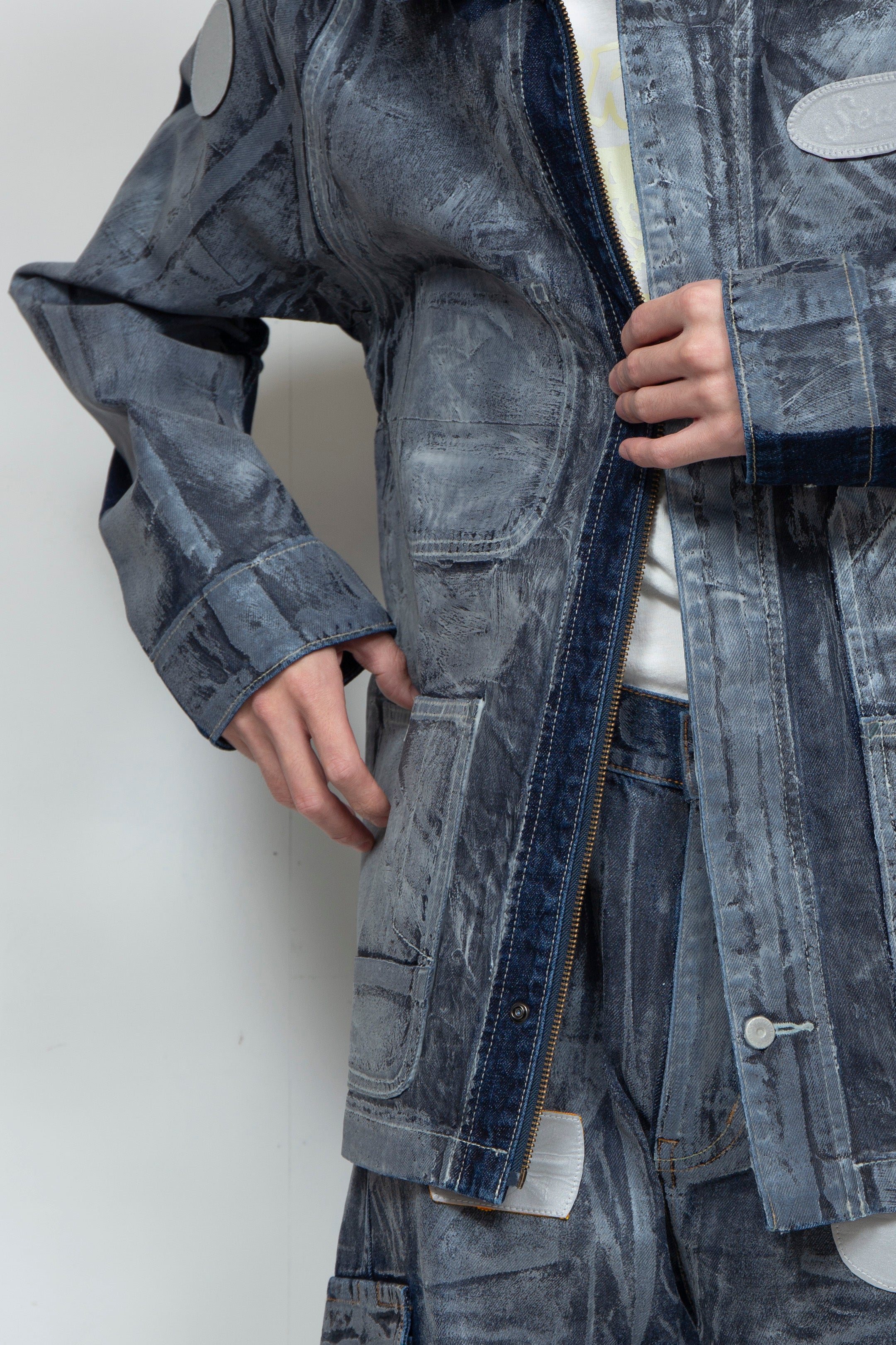 REFLECTIVE LAMINATE DENIM JK / bodysong.（ボディソング）通販