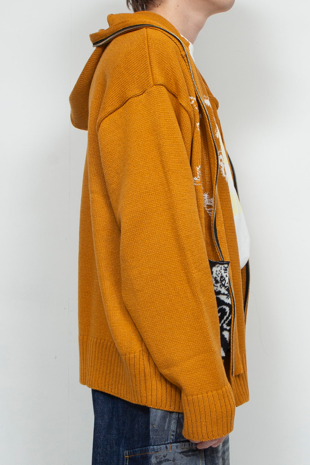 REVERSIBLE BALACLAVA ZIP-UP SW ORANGE