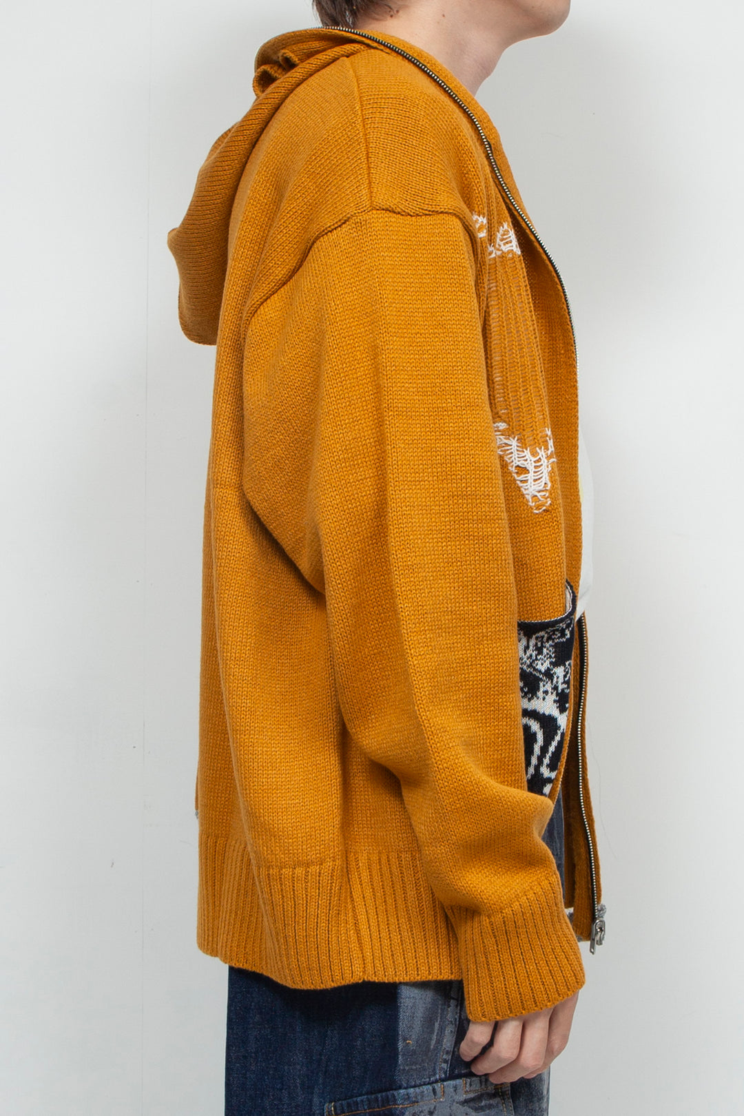 REVERSIBLE BALACLAVA ZIP-UP SW ORANGE