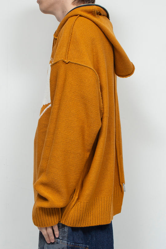 REVERSIBLE BALACLAVA ZIP-UP SW ORANGE