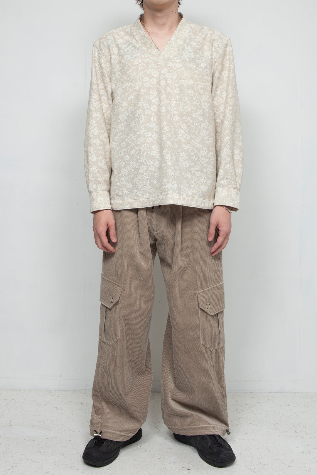 Corduroy pants Beige