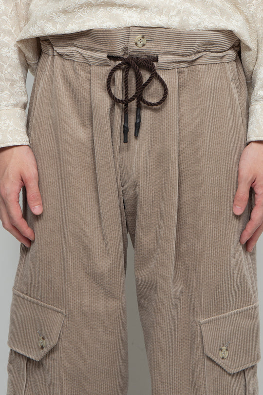 Corduroy pants Beige