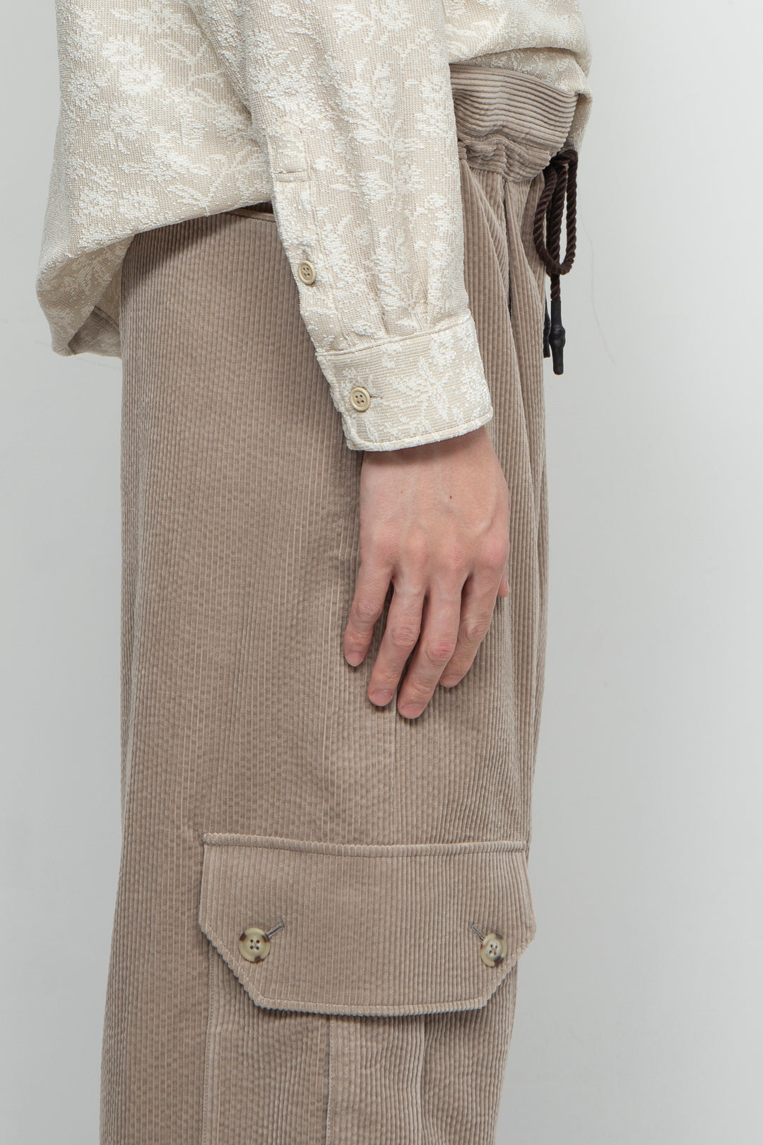 Corduroy pants Beige