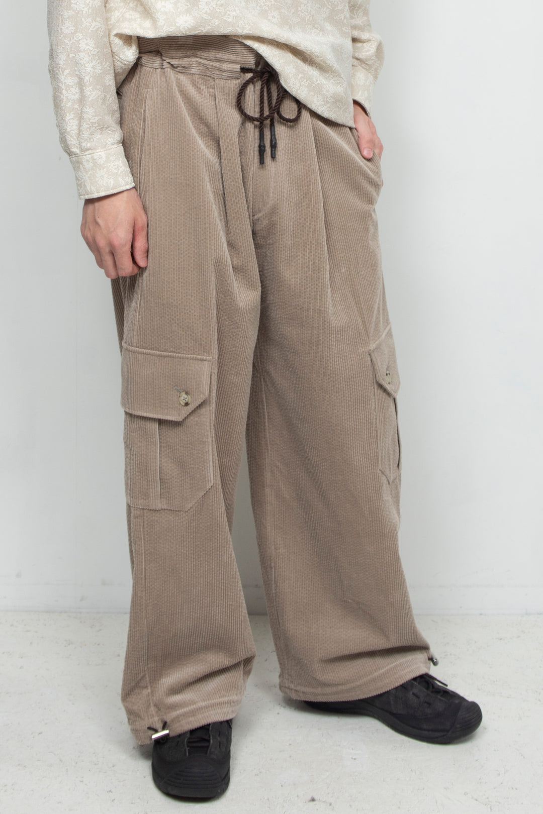 Corduroy pants Beige