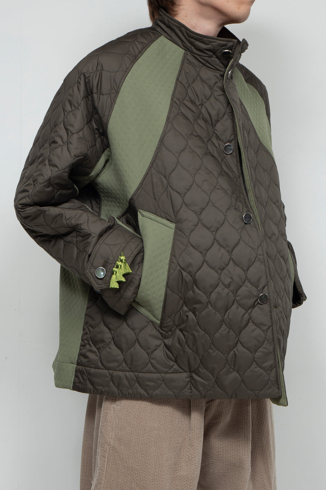 Quilted Jacket Khaki