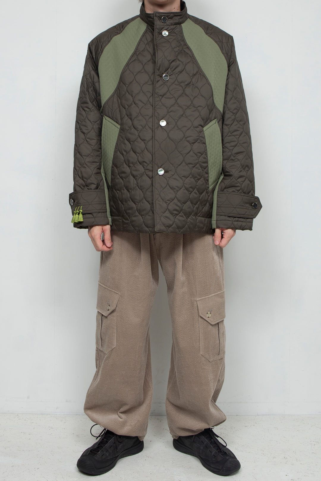 Quilted Jacket Khaki