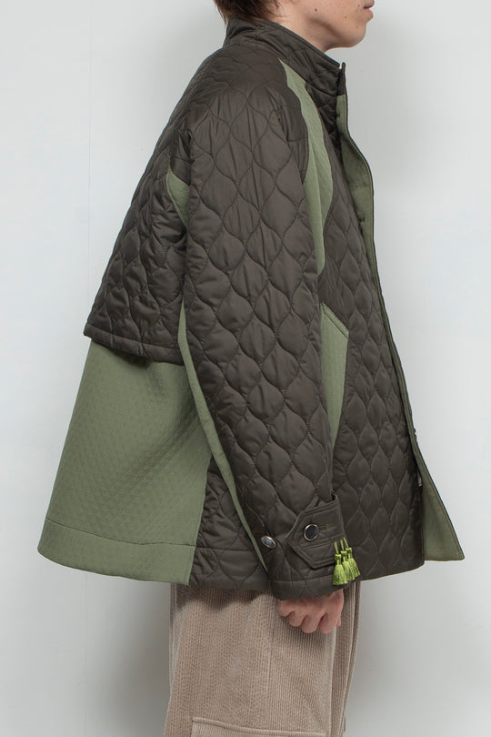 Quilted Jacket Khaki