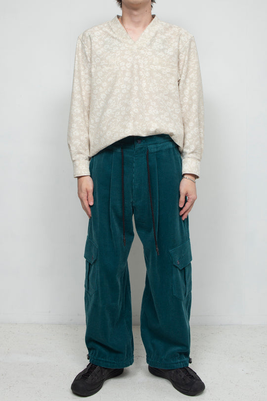 Corduroy pants Blue Gray