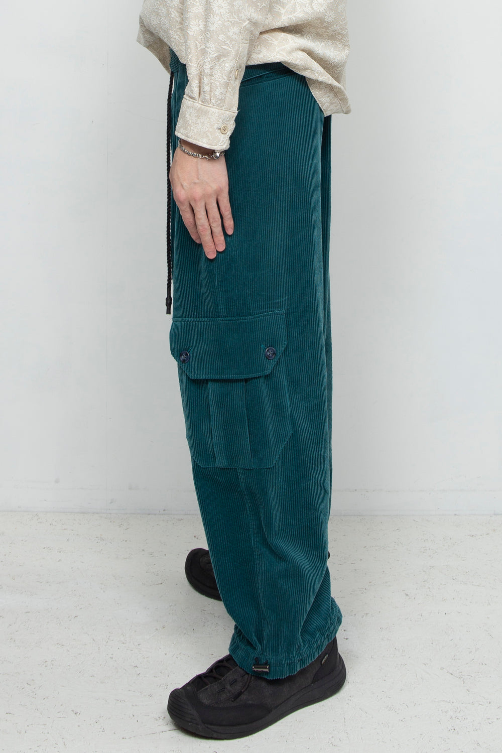 Corduroy pants Blue Gray