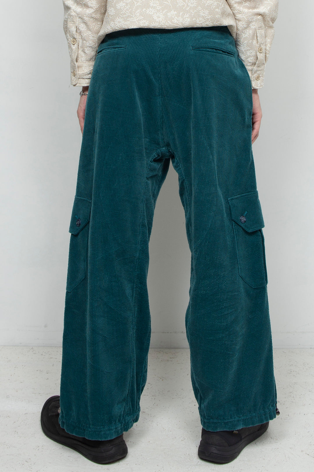 Corduroy pants Blue Gray