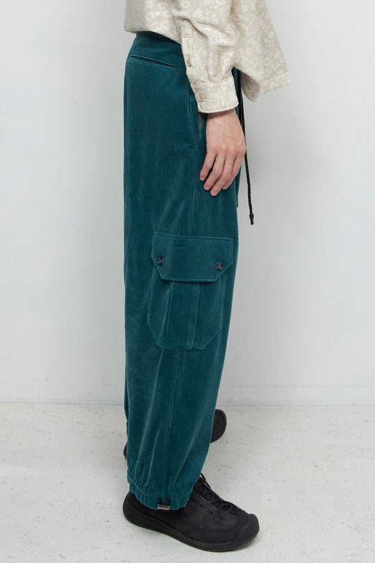 Corduroy pants Blue Gray