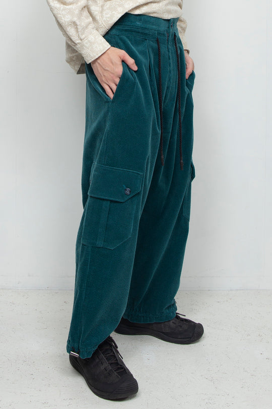 Corduroy pants Blue Gray