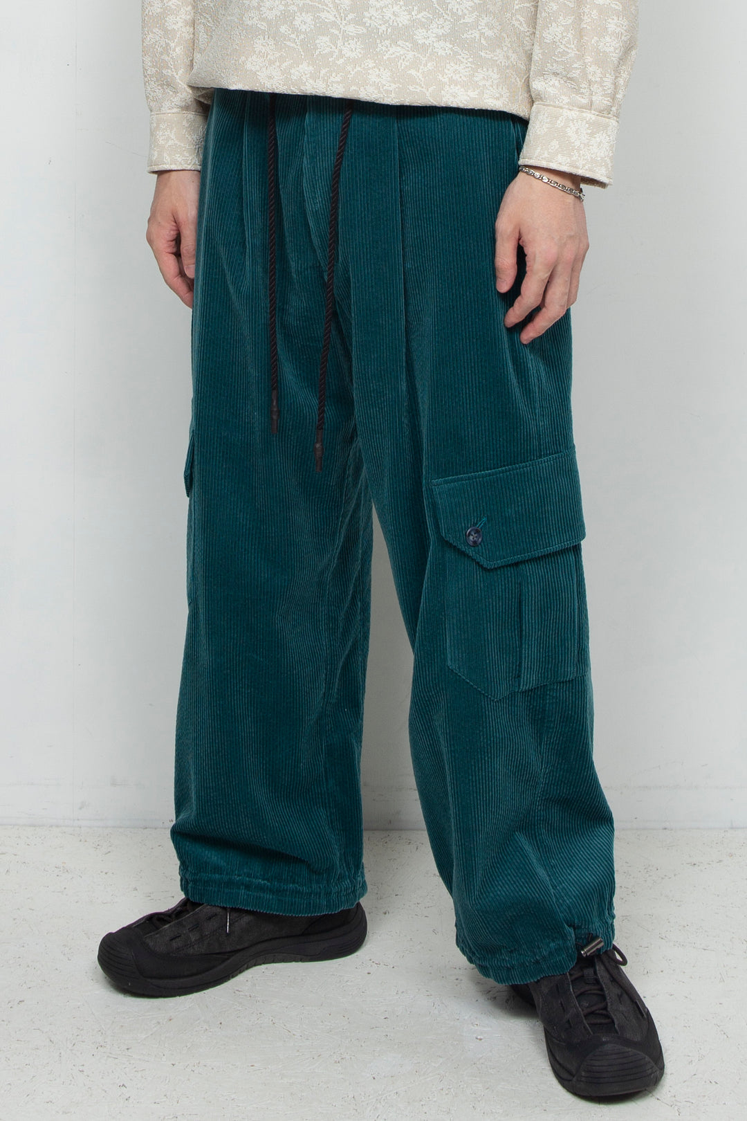 Corduroy pants Blue Gray