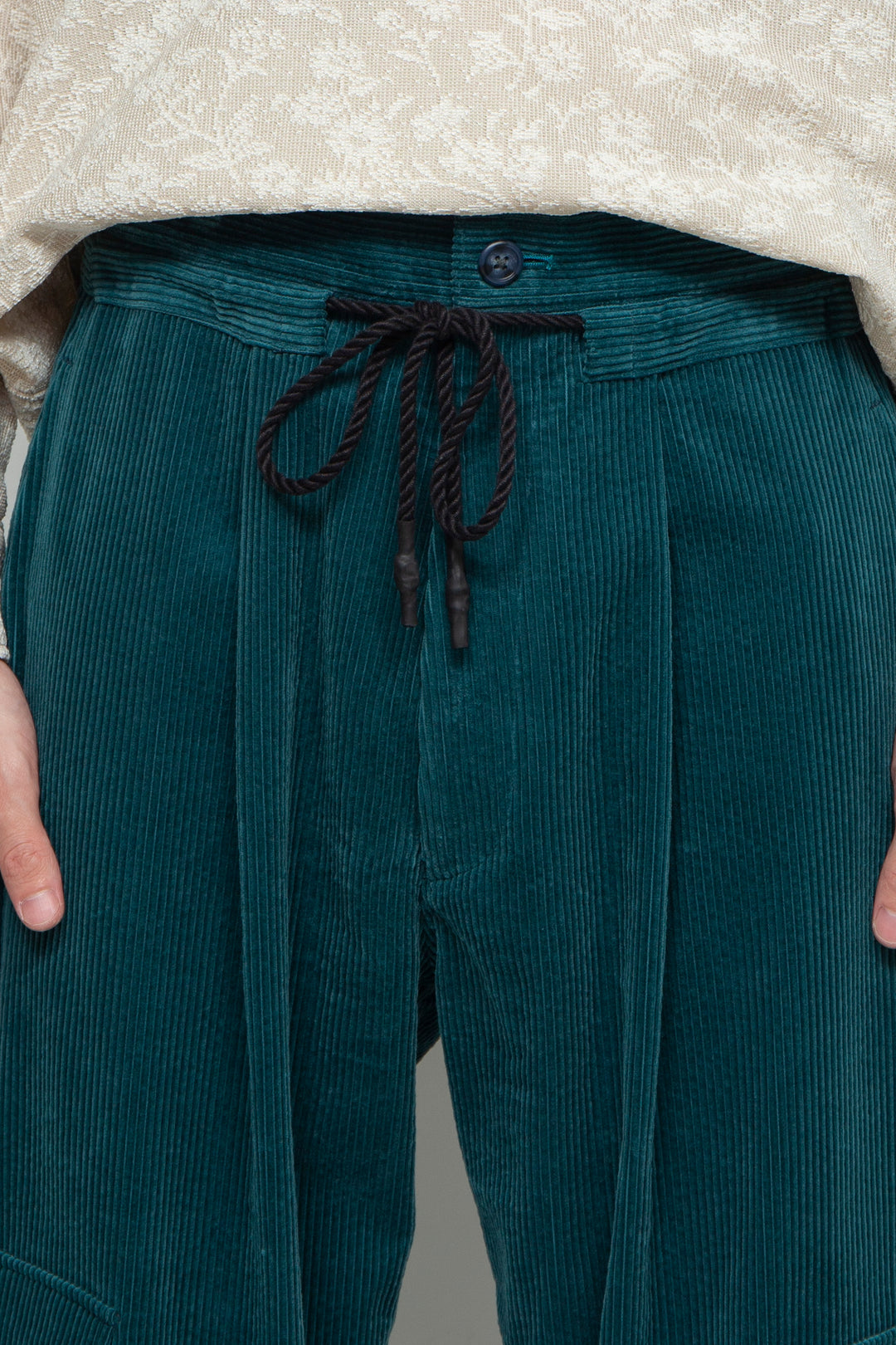 Corduroy pants Blue Gray