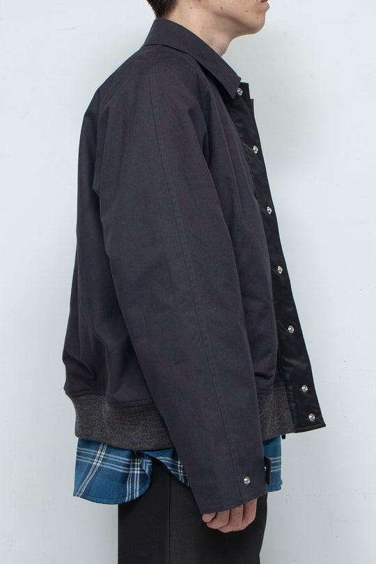 "TEXACO" Sulfur Dyed Swing-Top Blouson BLACK