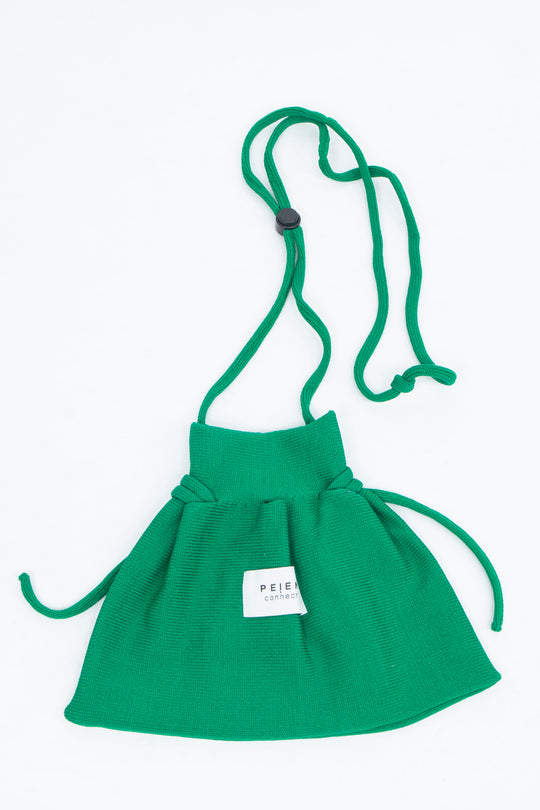 Knit Pocket Bag Green