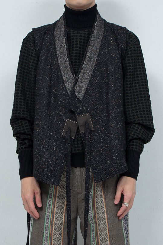 Wool vest Black