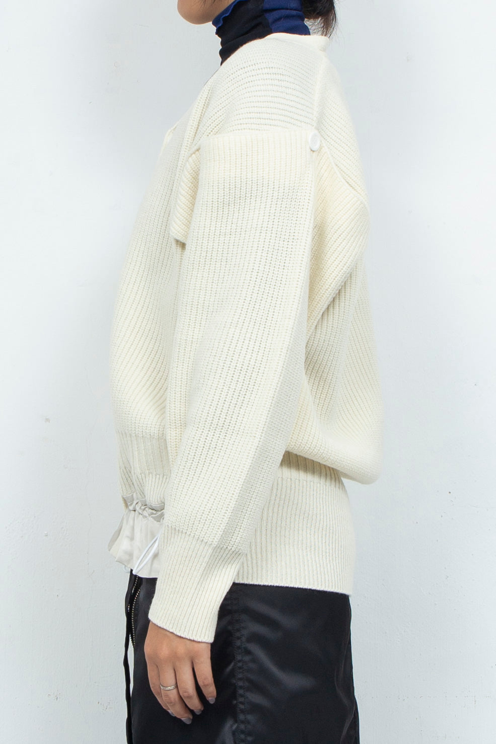 CARDIGAN WHITE C0974