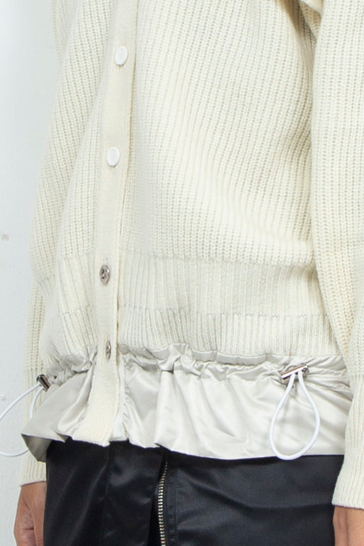 CARDIGAN WHITE C0974