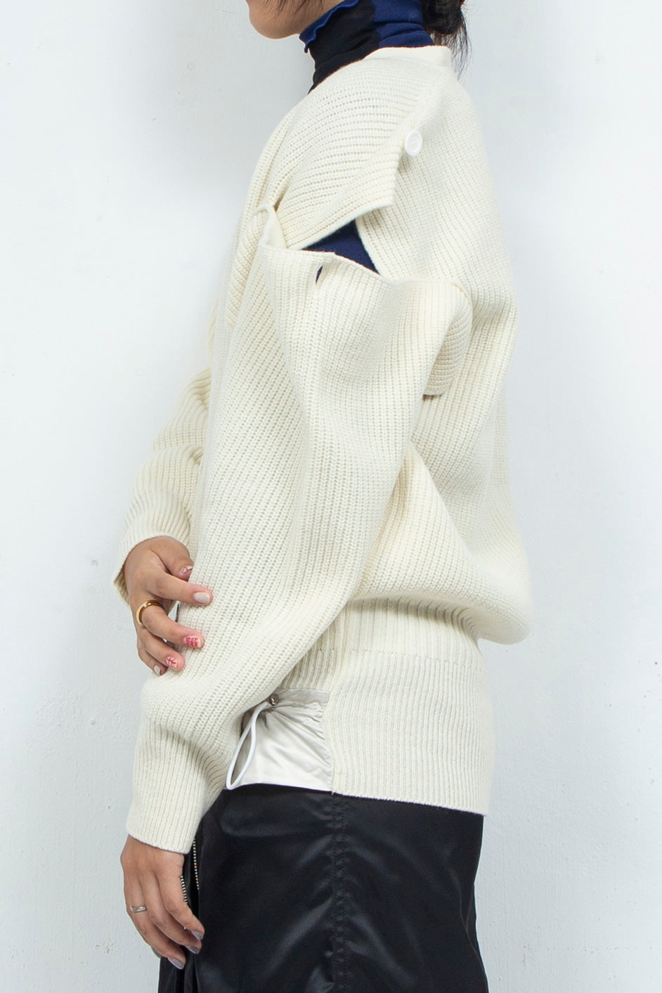 CARDIGAN WHITE C0974