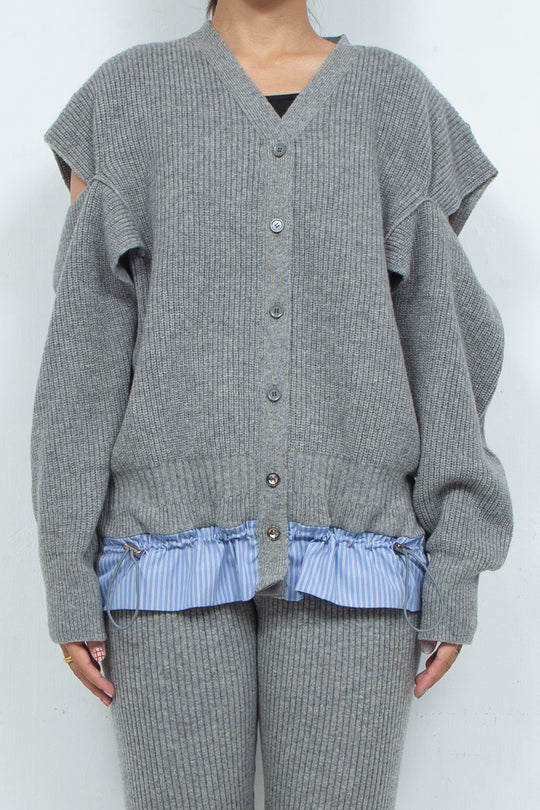 CARDIGAN GRAY C0974