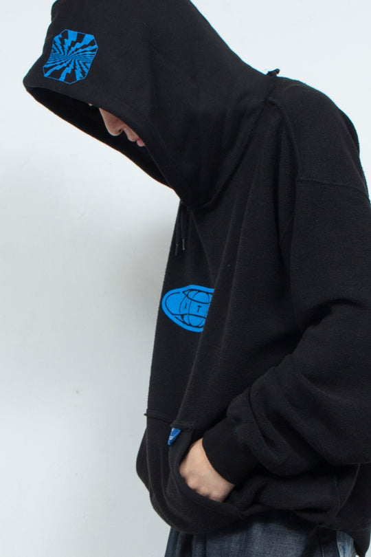 HOODIE/AlphaTheta Black