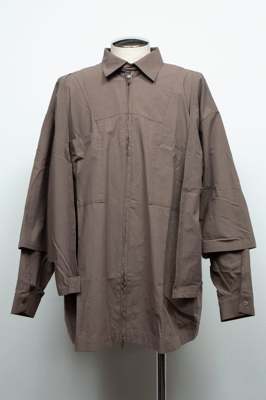 AMORPHIA Keeper Blouson Ingrain Brown