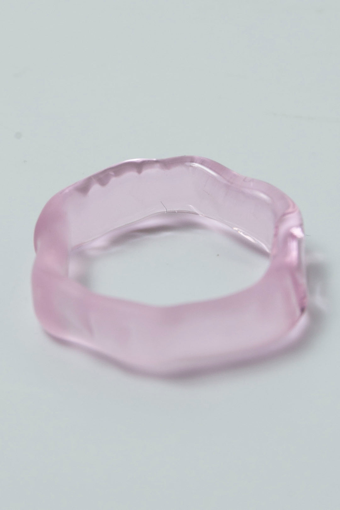 Half mist huneycomb ring Pink