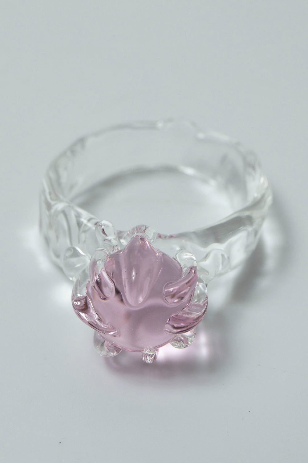 Soiltaire ring Pink