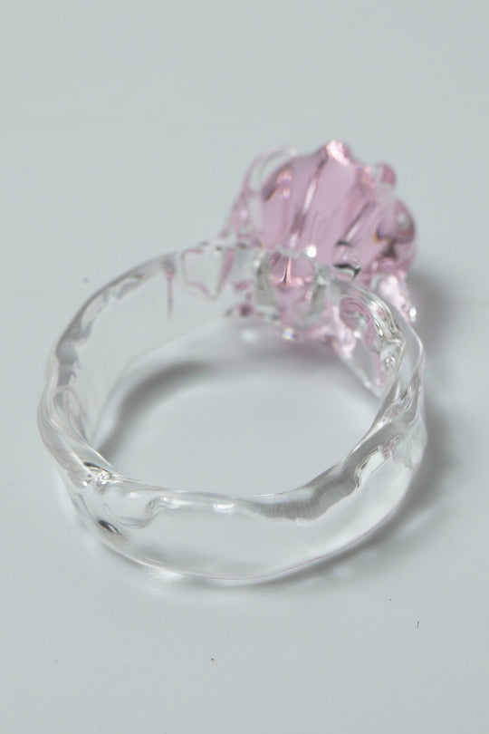 Soiltaire ring Pink