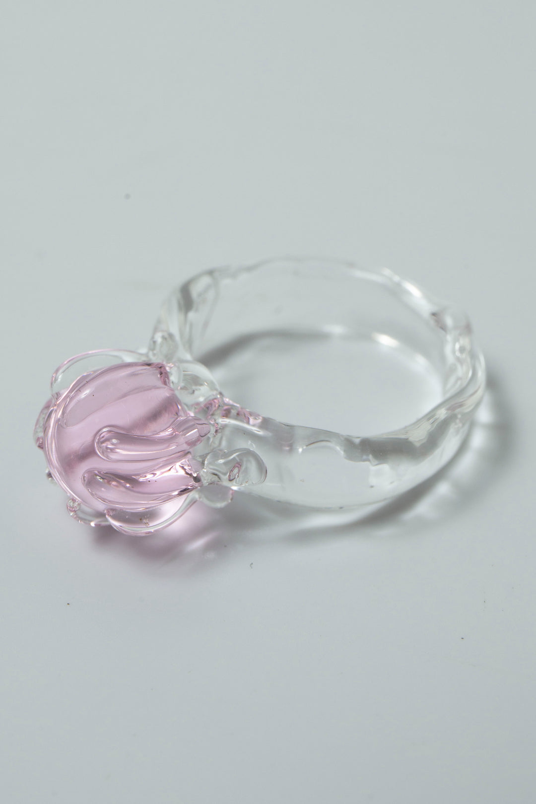 Soiltaire ring Pink