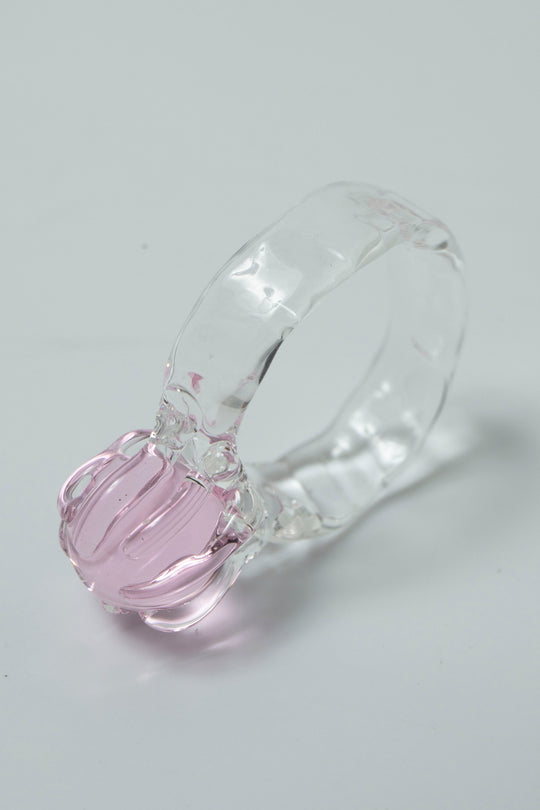 Soiltaire ring Pink