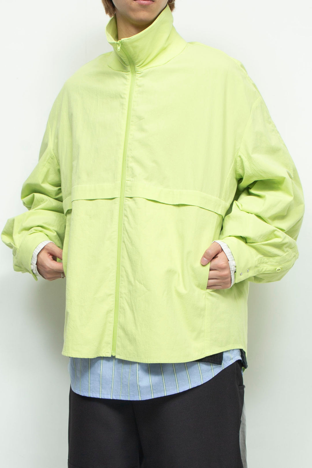 Omi Sable Track Shirt Blouson NEON GREEN