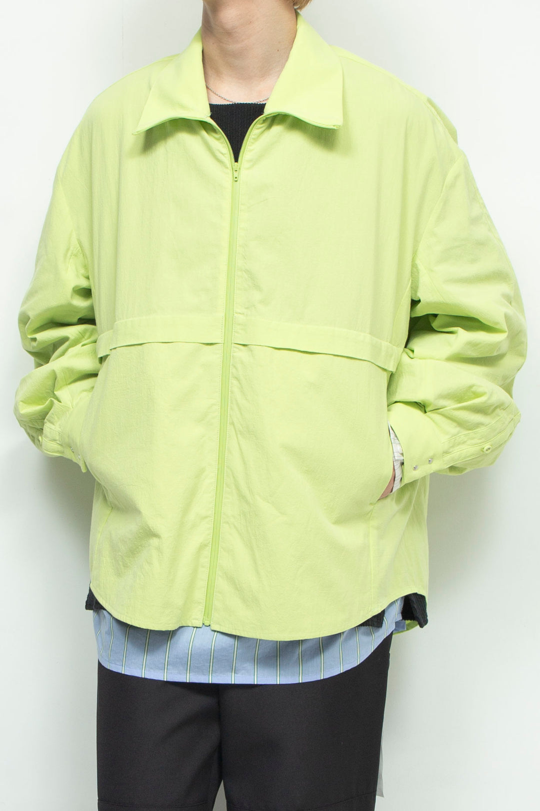 Omi Sable Track Shirt Blouson NEON GREEN